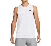 Under Armour Men's UA Tech Tank Shirt, White, 2XL