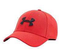 Under Armour Men's Baseball Cap UA Blitzing 3.0, Comfortable Snapback for Men with Built-In Sweatband, Breathable Cap for Men, Red / Red / Black (600), Large/X-Large