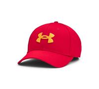 Under Armour Men's Blitzing Adjustable Moisture Wicking Baseball Cap, (603) Red/Steeltown Gold, M/L