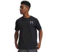 Under Armour Mens Blur Logo Ss Black/Titan Gray XXL