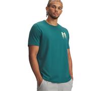 Under Armour Men's Blur Logo T-Shirt Black Green Yellow Casual