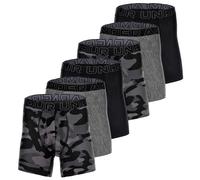 Under Armour Men's Boxer Shorts, 6-Pack - Performance Tech Boxer Briefs - N...