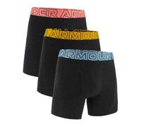 Under Armour Mens Boxers 3 Pack Blue/Orange/Pink L