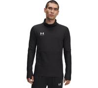 Under Armour Mens Challenger Pro Slim Fit Funnel Neck Long Sleeve T-Shirt in Black - Size 2XL