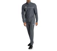 Under Armour Men's Challenger Tracksuit, Men's Tracksuit with Fast-Drying Material and Ankle Zips, Comfortable and Tough Gym Wear for Sports and Training,Castlerock / / White,LG