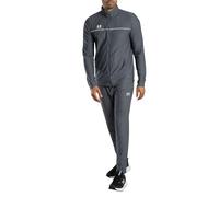 Under Armour Men's Challenger Tracksuit, Men's Tracksuit with Fast-Drying Material and Ankle Zips, Comfortable and Tough Gym Wear for Sports and Training,Castlerock / / White,SM
