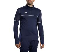 Under Armour Men's Challenger Training Quarter Zip, Tough, Lightweight and Breathable Tracksuit Top for Sports and Athletics, Men's Quarter-Zip Top with Thumbholes,Midnight Navy / / White,LG
