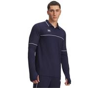 Under Armour Men's Challenger Training Quarter Zip, Tough, Lightweight and Breathable Tracksuit Top for Sports and Athletics, Men's Quarter-Zip Top with Thumbholes,Midnight Navy / / White,XXL