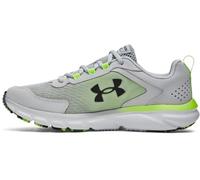 Under Armour Men's Charged Assert 9 Running Shoe,42.5, Black, Grey Mod Lime Surge Black, 8 UK