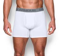 Under Armour Mens Charged Cotton (3 Pack) Boxers - White - XXXL