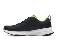 Under Armour men's Charged Edge Sneaker, (004) Black/Distant Gray/Morph Green, 10.5