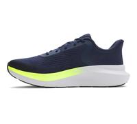 Under Armour Men's Charged Rogue 5, Lightweight and Breathable Men's Trainers, Durable and Comfortable Running Shoes with Charged Cushioning® Midsole,Washed Navy / High Vis Yellow / Black,6.5
