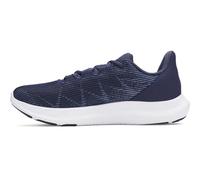 Under Armour Men's Charged Speed Swift, Lightweight and Ultra-Breathable Men's Runners, Running Shoes with Durable Rubber Outsole,Washed Navy / Black / High Vis Yellow,8.5