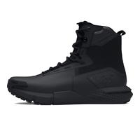 Under Armour Men's Charged Valsetz Waterproof Zip, Lightweight Men's Boots with Waterproof Liner, Zippered Boots with Shock-Absorbing Footbeds,Black / Black / Jet Gray,12