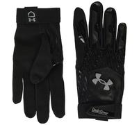 Under Armour Men's Clean Up Baseball Gloves, (004) Black/Black/Steel, Medium