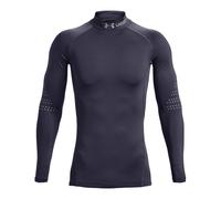 Under Armour Mens ColdGear Armour Mock Long Sleeve Colour: Steel, Size: Extra Large