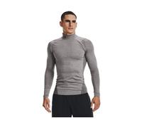 Under Armour Men's Coldgear Armour Moisture Wick, Mock Training Baselayer, Charcoal Light Heather-Black, XL