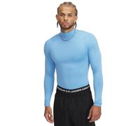 Under Armour Men's ColdGear Compression Mock – Carolina Blue/White – Large