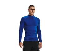 Under Armour Men's ColdGear Compression Mock, Royal/White
