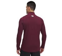 Under Armour Mens ColdGear Armour Fitted Mock, (609) Maroon / / White, Medium