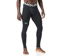 Under Armour Men's ColdGear Leggings, Black/White, Medium Tall