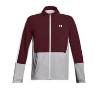 Under Armour Mens Colour Block Long-Sleeved Performance JackL Maroon Melange GT
