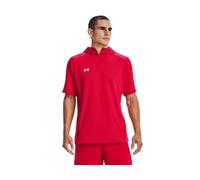 Under Armour Mens Command Short Sleeve Hoodie, Red / White, 3XL