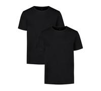 Under Armour Men's Cotton Crew Neck Undershirt 2 Pack - Tagless Soft Stretch Fit, Breathable & Sweat-Wicking Base Layer - Black T-Shirt