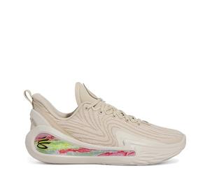 Under Armour Mens Curry 12 STRN Trainers Sand/White/Black 9 UK