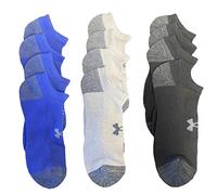Under Armour Men's Cushion No Show Socks, 6 Pairs, Royal/AST, Size 8.5-13