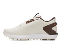 Under Armour Men's Drive Fade 2 Golf Cleats Sneaker, (279) Stone/Tundra/Metallic Silver, 10