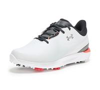 Under Armour Men's Drive Fade Golf Cleats Sneaker, (100) Halo Gray/Black/Metallic Silver, 10.5 UK