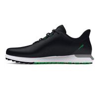 Under Armour Men's Drive Fade Spikeless Golf Shoe, (001) Black/Black/Titan Gray, 12