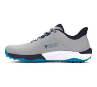 Under Armour Men's Drive Pro Spikeless Wide Golf Shoe, (101) Mod Gray/Capri/Midnight Navy, 11 Wide