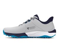 Under Armour Men's Drive Pro Waterproof Spikeless Golf Shoes, Mens, Mod gray/capri/midnight navy, 9 | American Golf