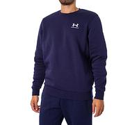 Under Armour Mens Essential Fleece Crew Sweater Blue M