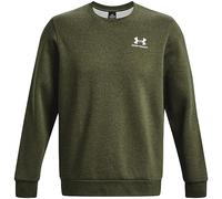 Under Armour Mens Essential Fleece Crew Sweater Mrneodgreen/White XL