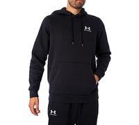 Under Armour Mens Essentialsn Fleece Hoodie Black L