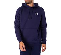 Under Armour Mens Essentialsn Fleece Hoodie Blue XXL