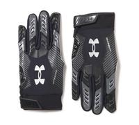Under Armour Men's F9 Nitro Football Gloves (001) Black/Castlerock/Metallic Silver Large