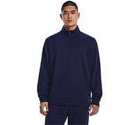 Under Armour Men's Fleece 1/4 Zip Tops, (410) Midnight Navy/Black, XS