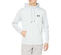 Under Armour Mens Fleece Full Zip Hoodie Halo Grey/Black XL