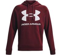 Under Armour Men's Fleece Tops Ua Rival Fleece Big Logo Hoodie, Chestnut Red, 1357093-690, XXL