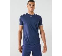 UNDER ARMOUR Mens Football Challenger Short Sleeve T-Shirt, Navy, Size S, Men Navy