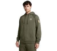 Under Armour Men's Freedom Flag Fleece Hoodie Hooded Sweatshirt, (390) Marine Od Green / / Desert Sand, M