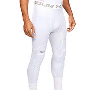 Under Armour Men's Full Length Basketball Tights, Padded Knee Protection, Adult Sizes