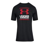 Under Armour Men's Global Foundation Short Sleeve T Shirt, (001) Black/Red/White, Large Tall