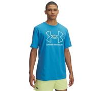 Under Armour Mens Global Foundation Short Sleeve T Shirt, (452) Ether Blue/Sonic Yellow/Stream, Large