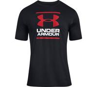 Under Armour mens Global Foundation Short-sleeve T-shirt Black (001)/Red Small