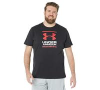 Under Armour Men's Global Foundation Short-sleeve T-shirt T-Shirt, Black (001)/Quirky Lime, XL Tall